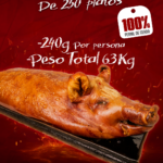 LECHONA para 250 personas