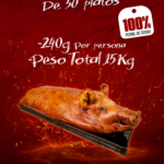 LECHONA para 50 personas