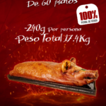 LECHONA para 60 personas