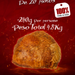 COJÍN DE LECHONA para 20 personas